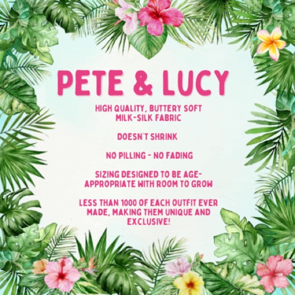 Pete & Lucy Tropical Paradise Mom Jumpsuit - Picture 4 of 5